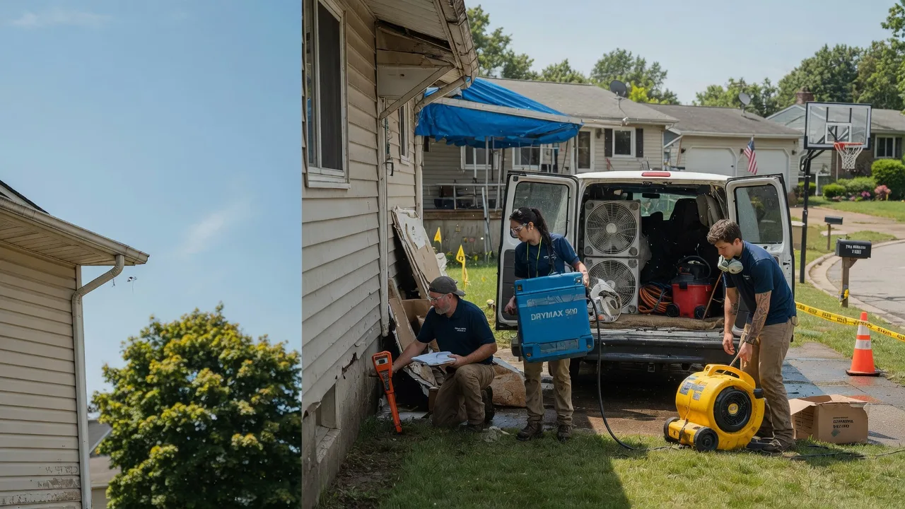 Ceiling Leak Cleanup in Winesburg, OH near me